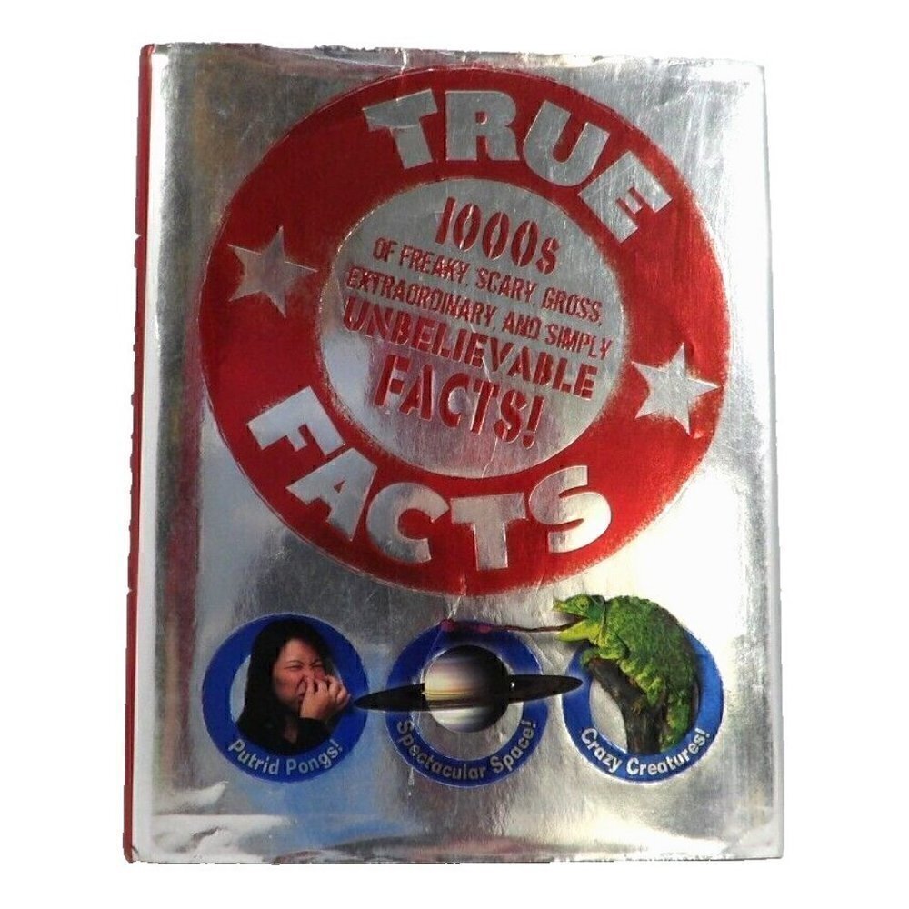 TRUE FACTS 1000's of fun facts, coffee table hard cover book, JOHN GUEST 2007
